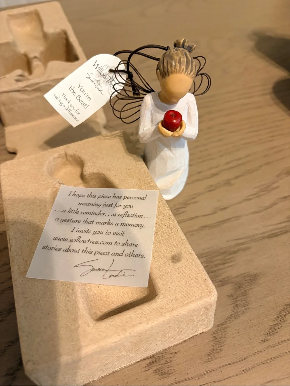 Willow Tree You’re the Best Ornament NIB Brand New